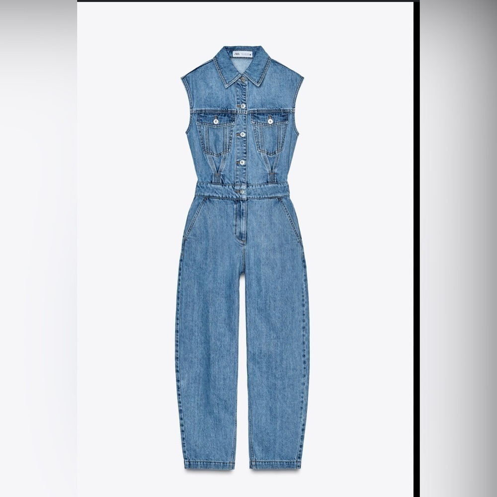🔥🔥Zara denim ballon jumpsuit - Picture 4 of 8